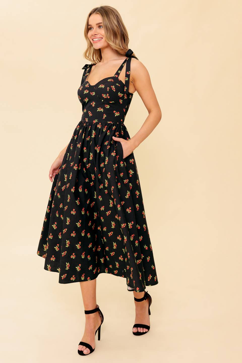 ENCHANTING MOMENTS WOVEN MDI DRESS Flying Tomato